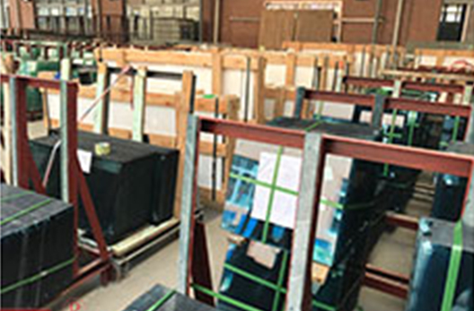 Заводская упаковка и отгрузка огнестойкого стекла