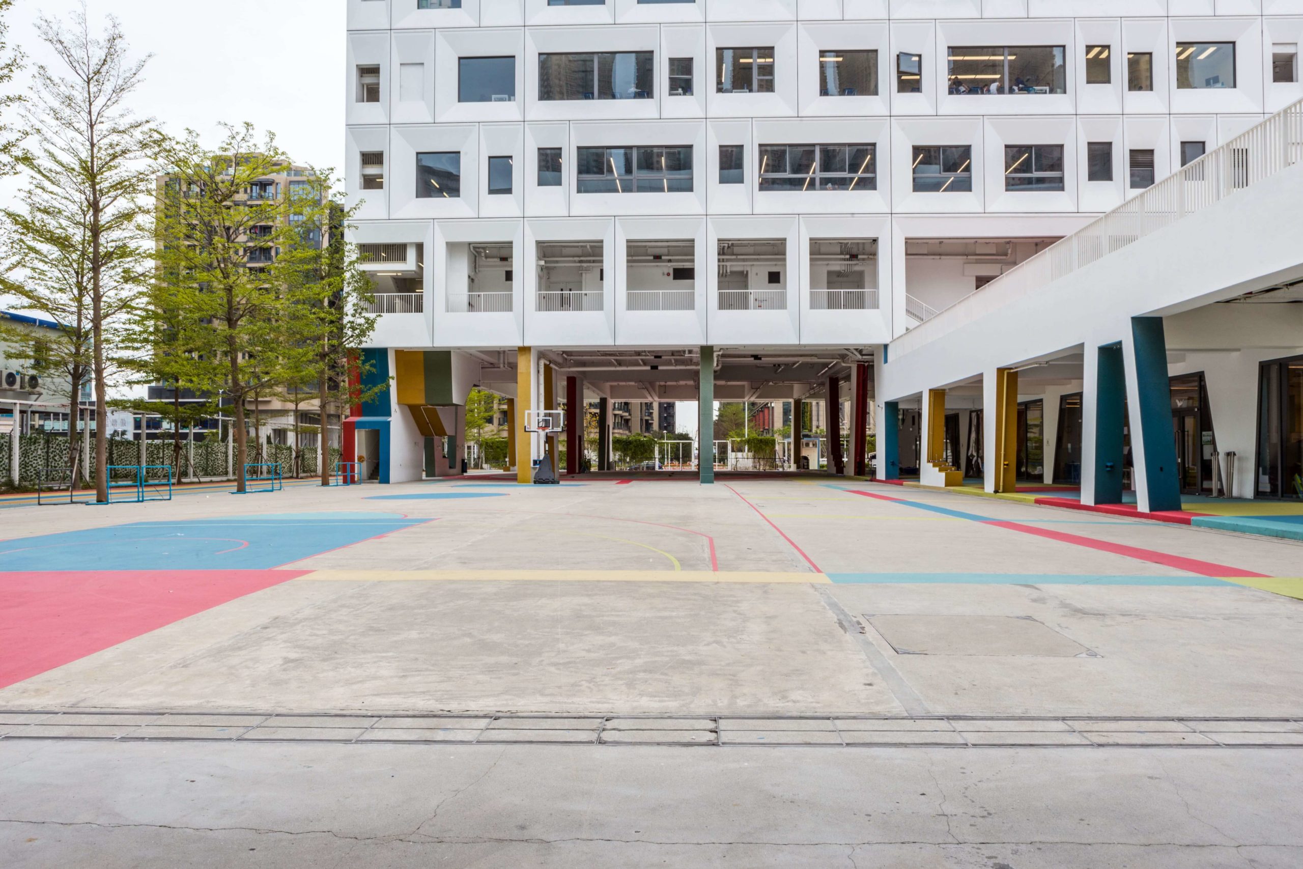 масштаб баскетбольной площадки за пределами мин-1